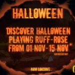 Ruff-Rose Halloween poster